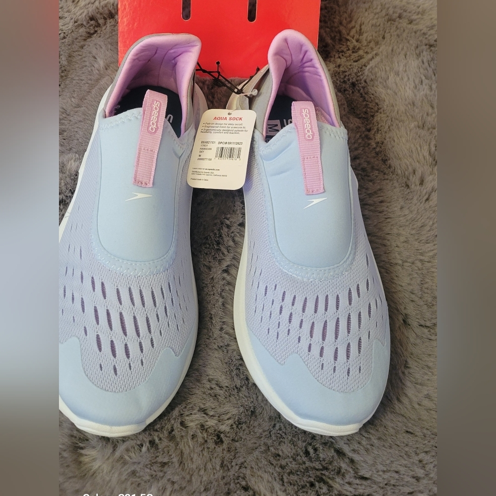 Speedo Aqua Socks in Sky Blue